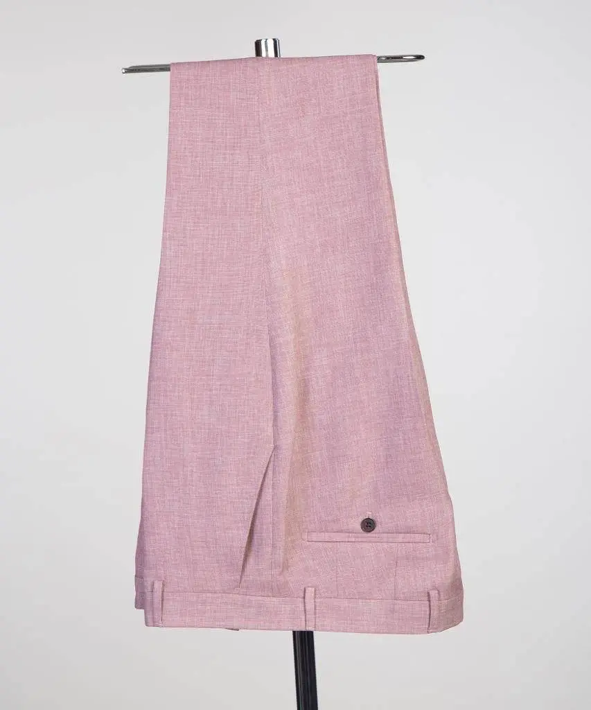 Double Breasted Pink Suit Peak Lapel 2pc — photograph 4