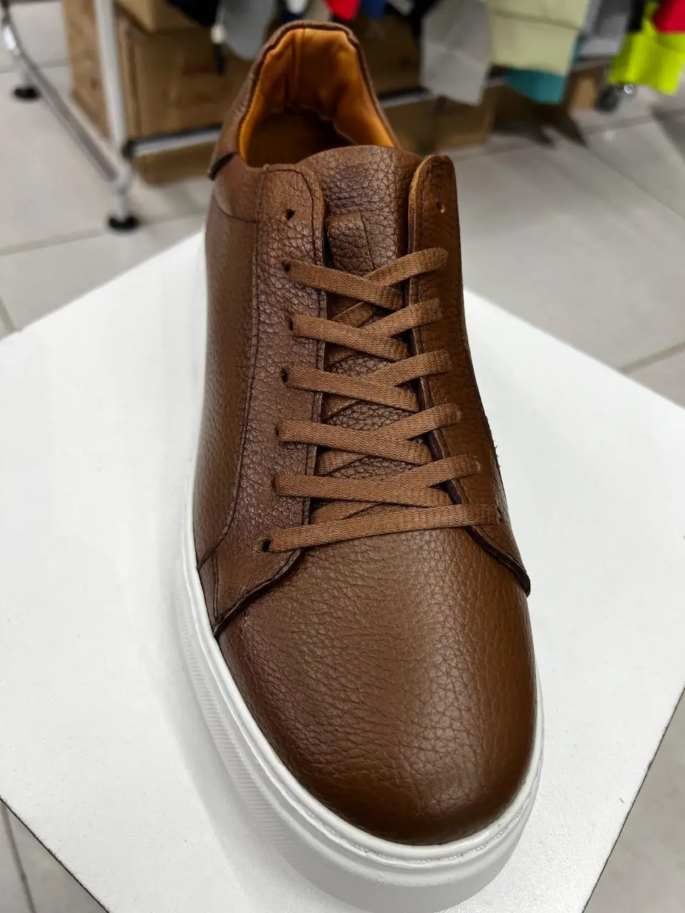 Brown Casual Sneakers — photograph 2