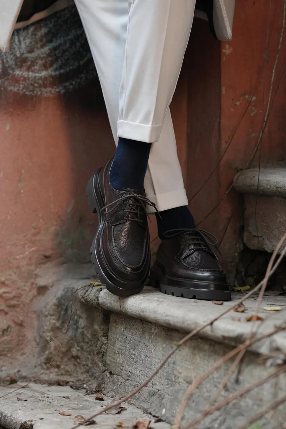 Brown Leather Shoes for Men — photograph 2