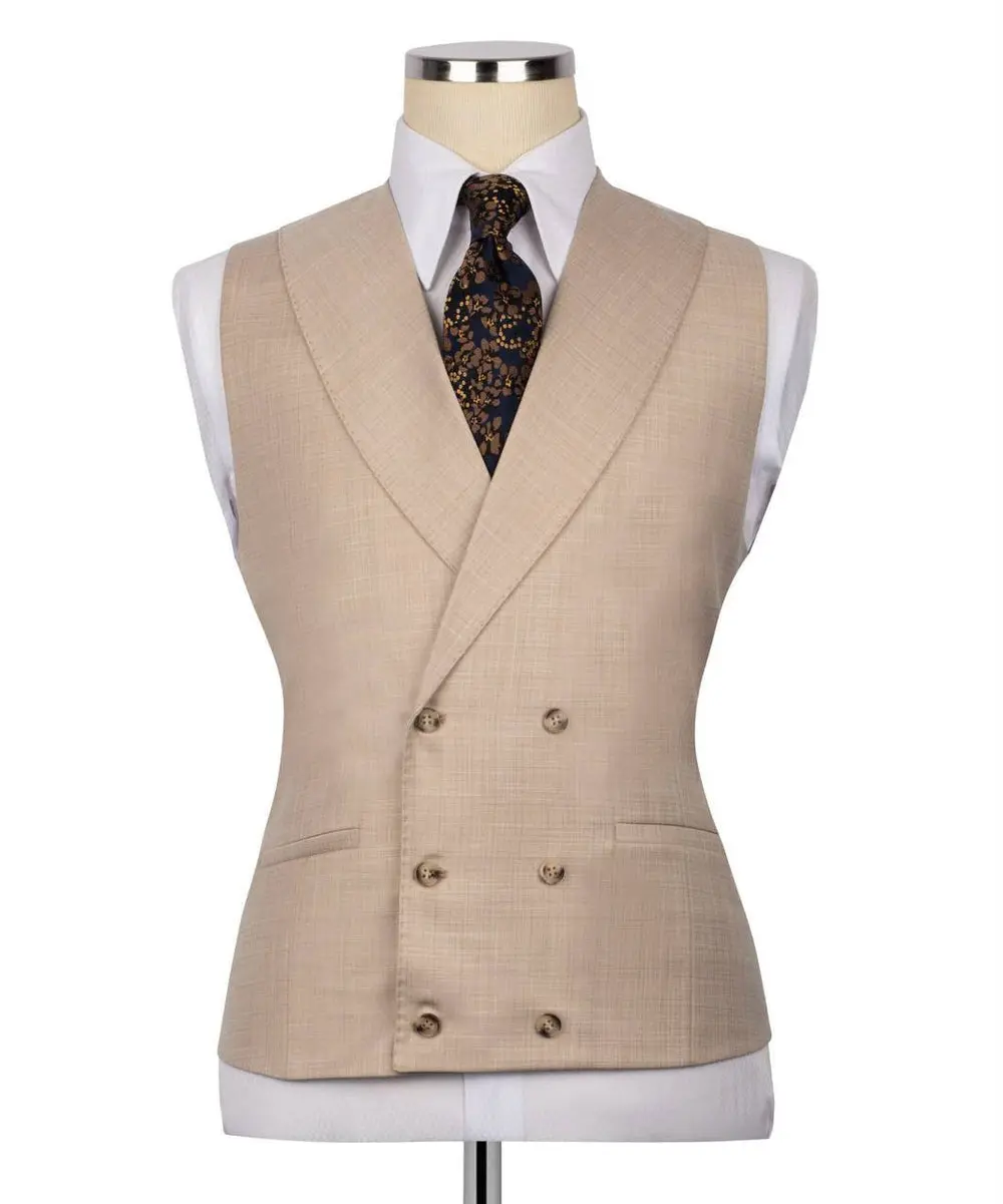 Classic 3-Piece Brown Suit Set for Men — photograph 5