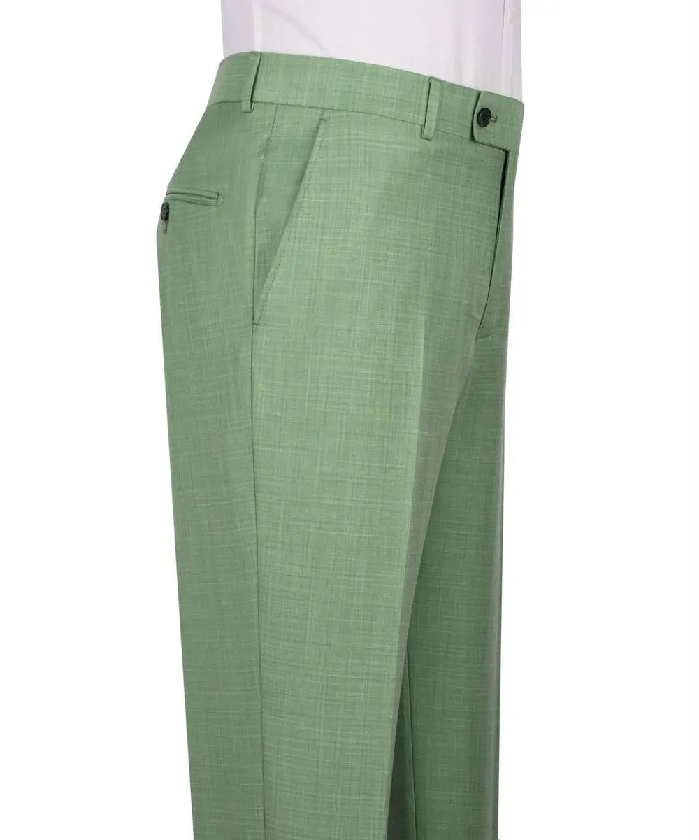 Classic 3-Piece Light-Green Suit Set for Men — photograph 6