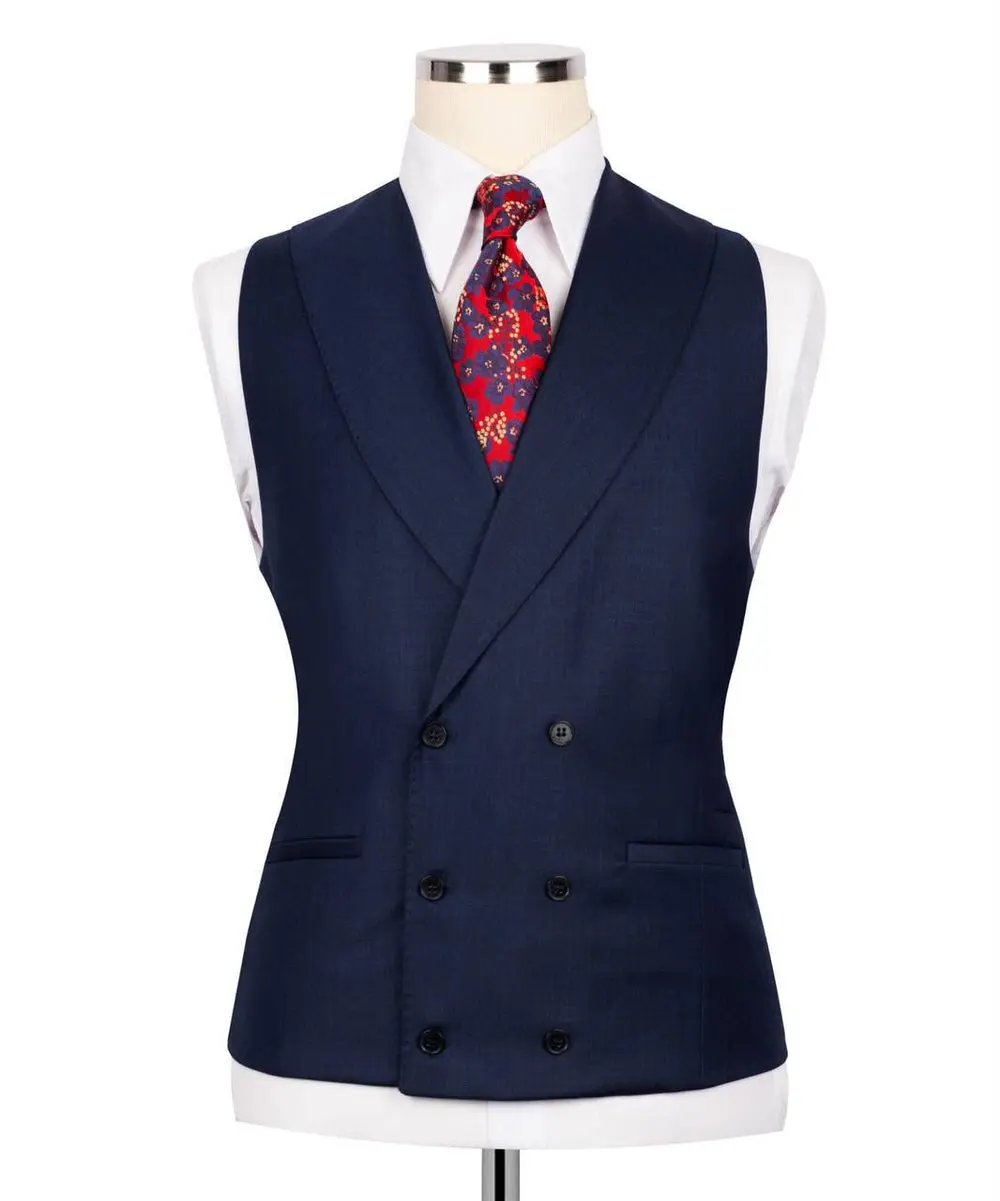 Classic 3-Piece Navy Suit Set for Men — photograph 5
