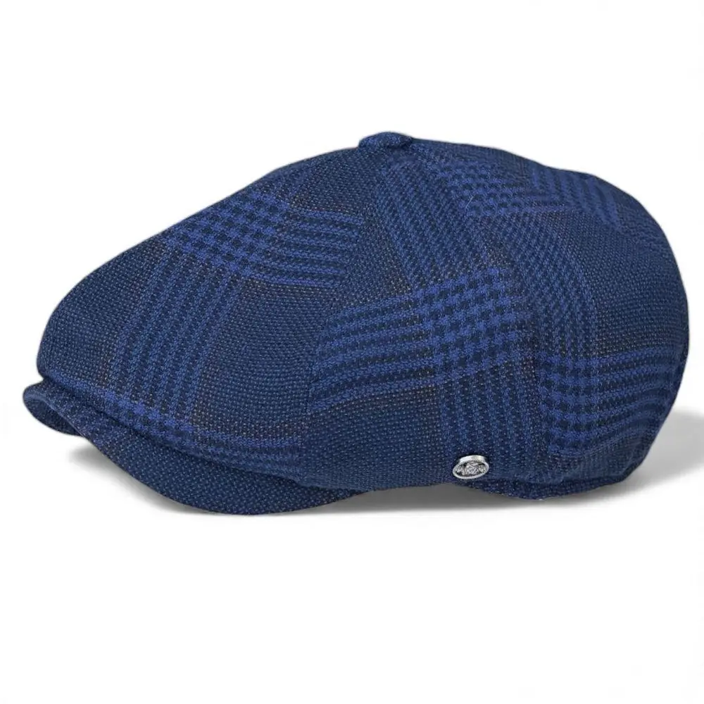 Men’s Blue Flat Cap – Peaky Blinders Style — photograph 1