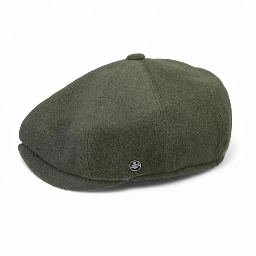 Men’s Green Flat Cap – Peaky Blinders Style — photograph 1