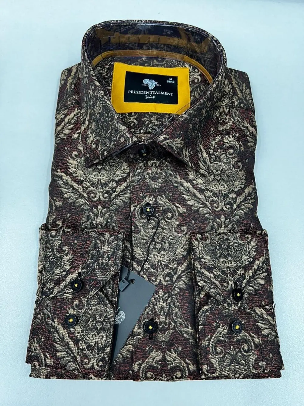 Men’s Patterned Dress Shirt — photograph 2