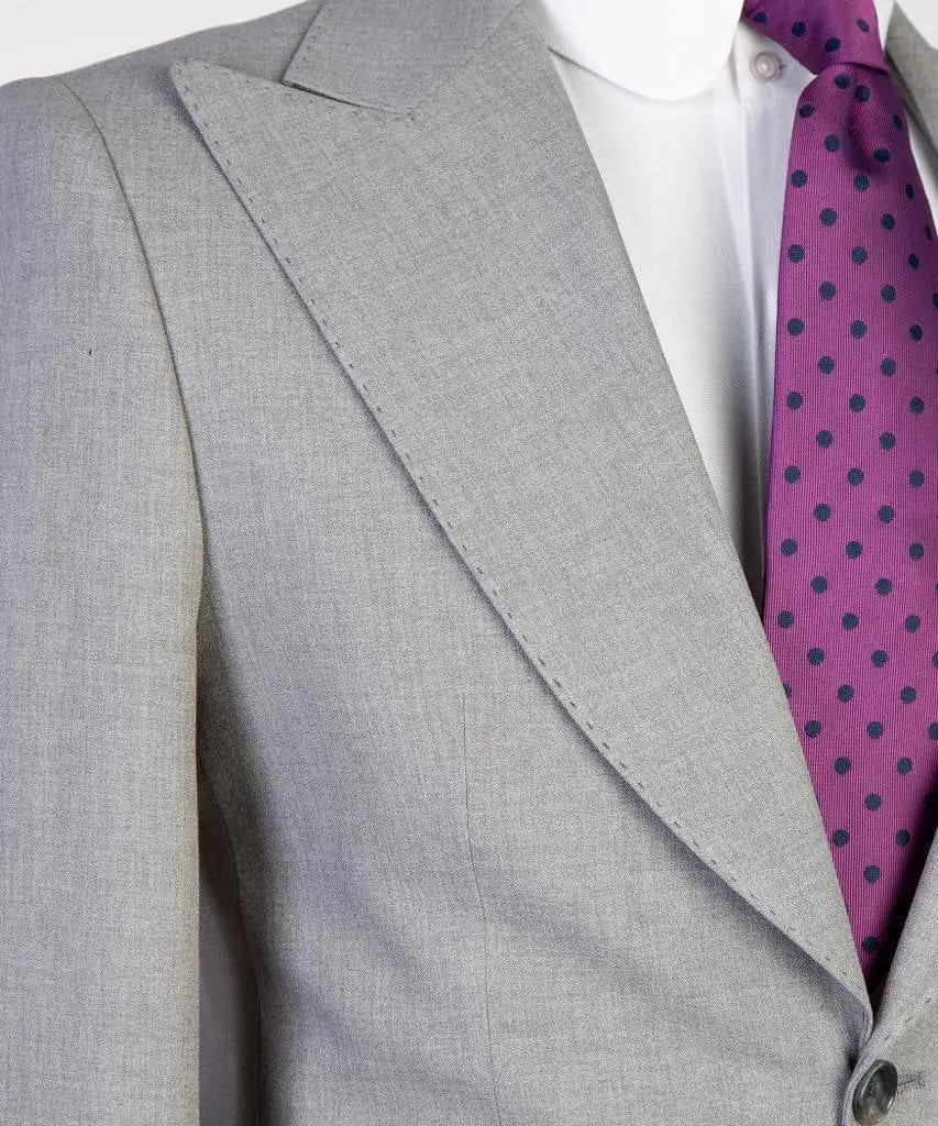 Men's 3 Piece Classic Grey Suit — photograph 2