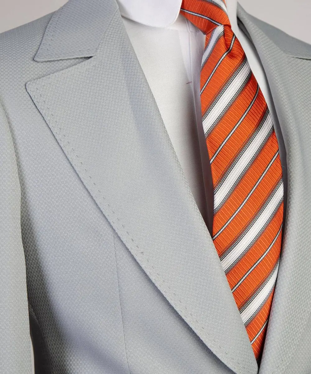 Men's Classic Suit -3 Piece Set -Grey — photograph 2