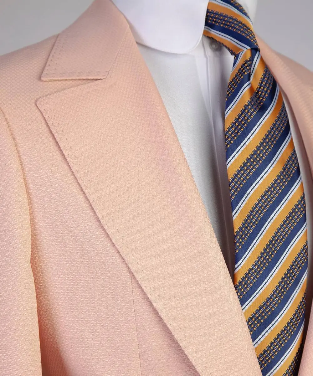 Men's Classic Suit -3 Piece Set -Pink — photograph 2
