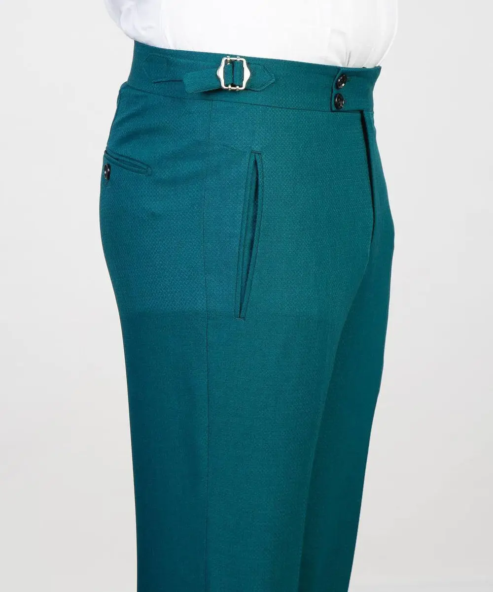 Men's 3 Piece Classic Green Suit — photograph 6