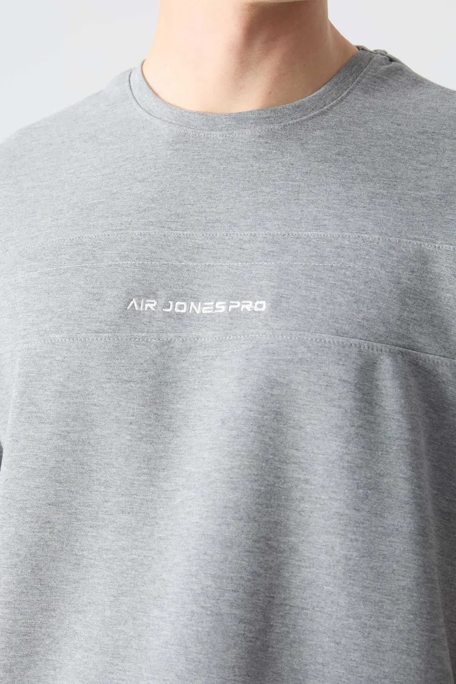 Men's-Grey-Black-Short Sleeve-Tracksuit Set — photograph 5