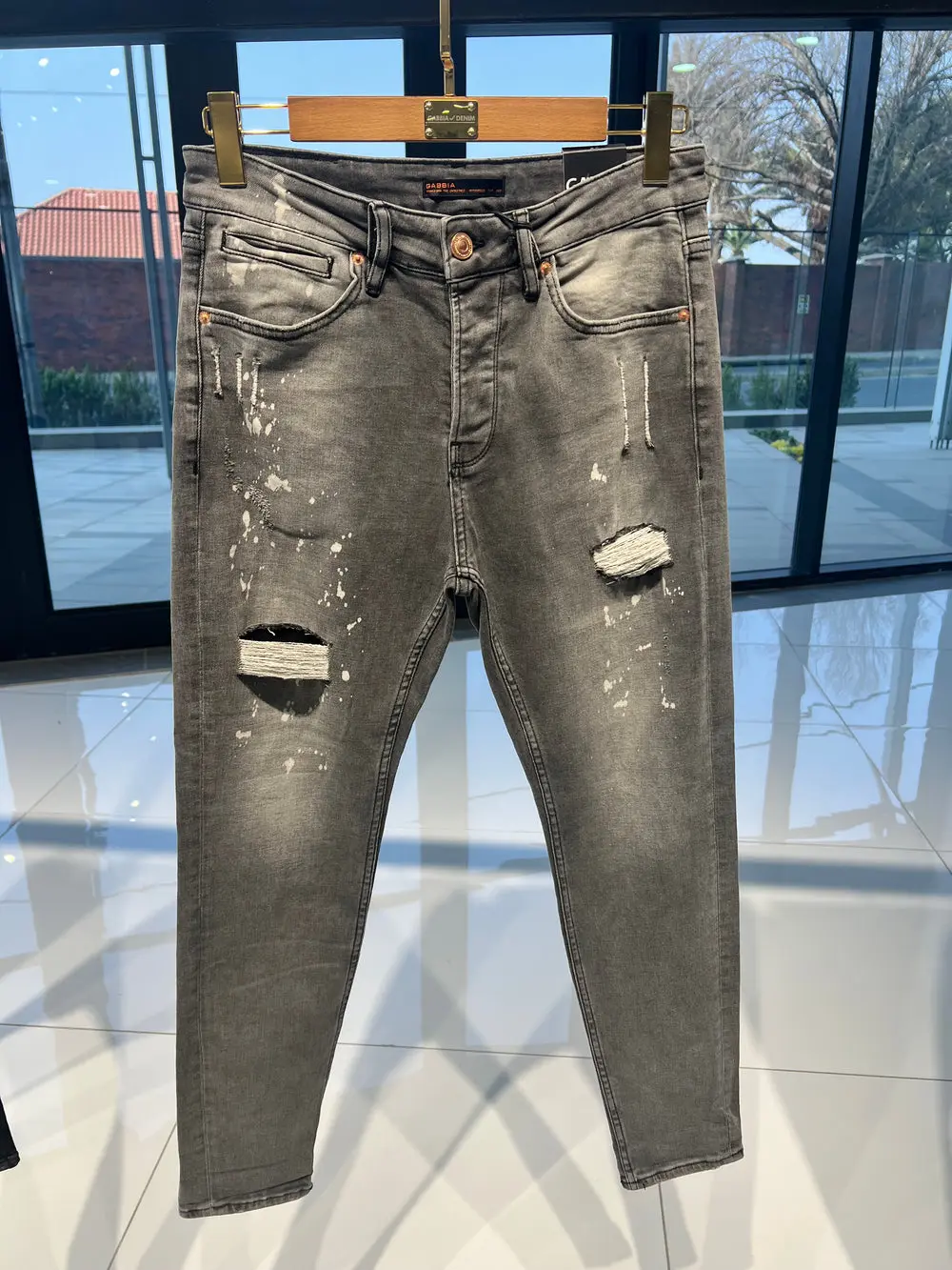 Men's Jeans Grey — photograph 1