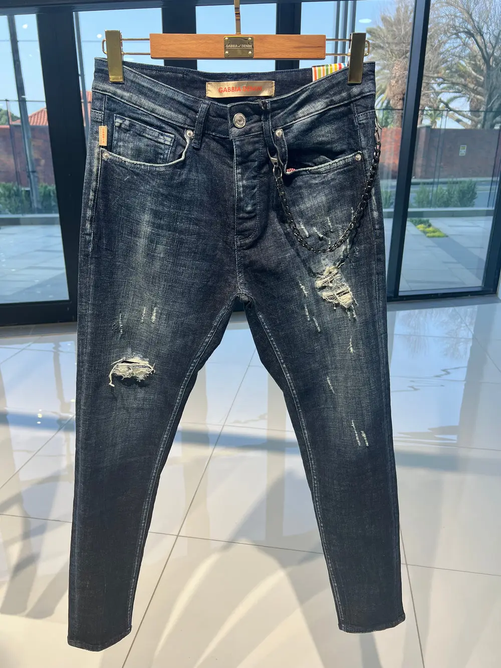 Men's Jeans Navy Blue — photograph 1