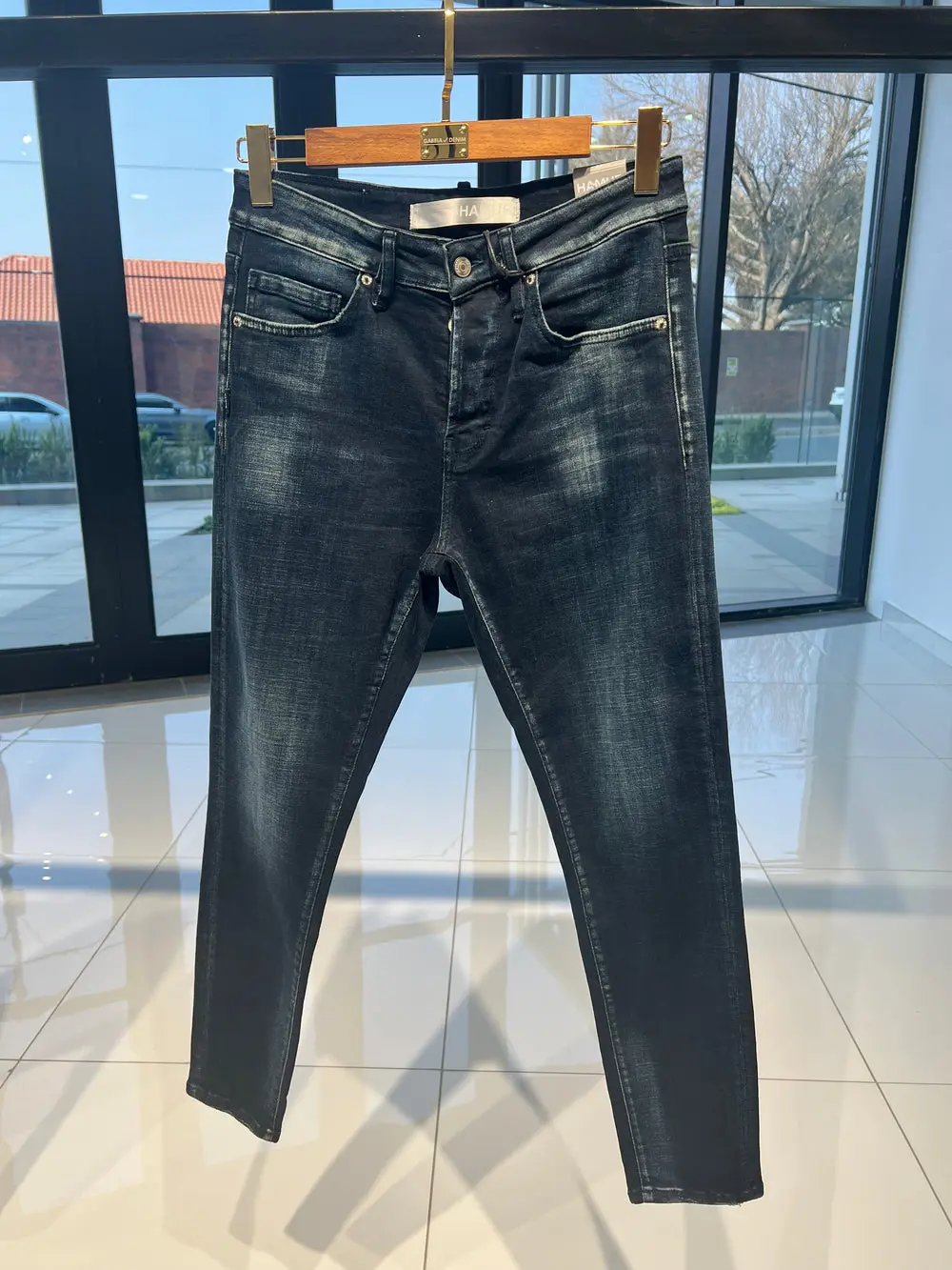 Men's Jeans, Dark Blue — photograph 1