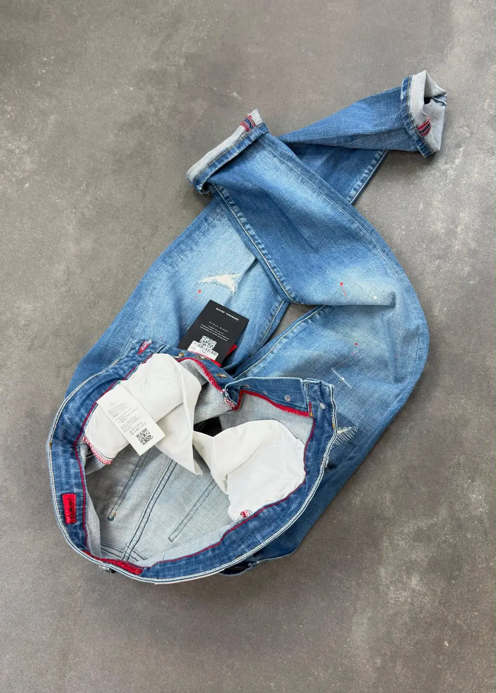 Men's Slim Fit Stretch Denim Jeans – Blue — photograph 5