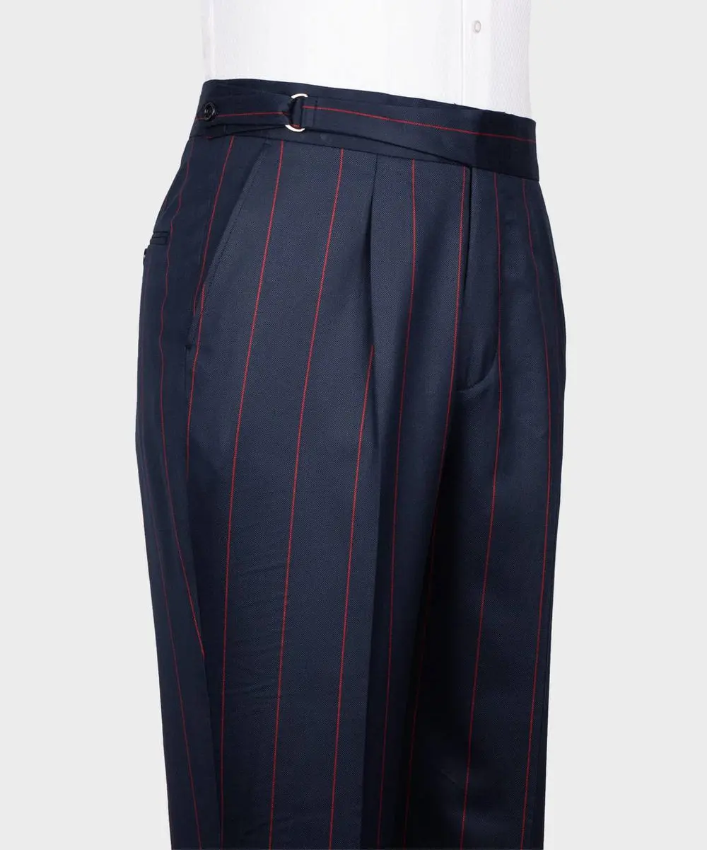 Men's Suit -2 Piece Double Breasted Stripy — photograph 4