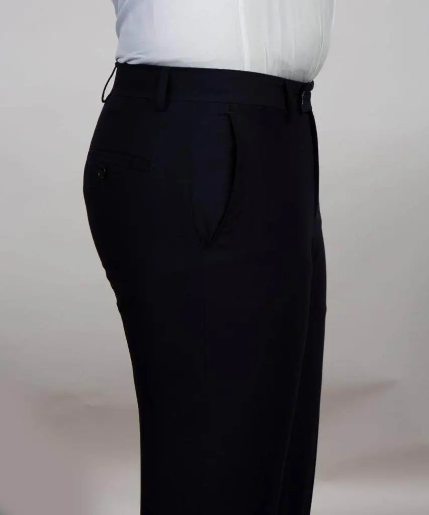 Double Breasted Navy Suit Peak Lapel 2pc — photograph 3