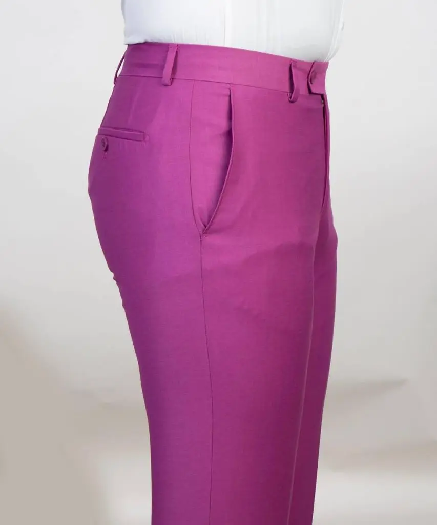 Double Breasted Pink Suit Peak Lapel 2pc — photograph 4