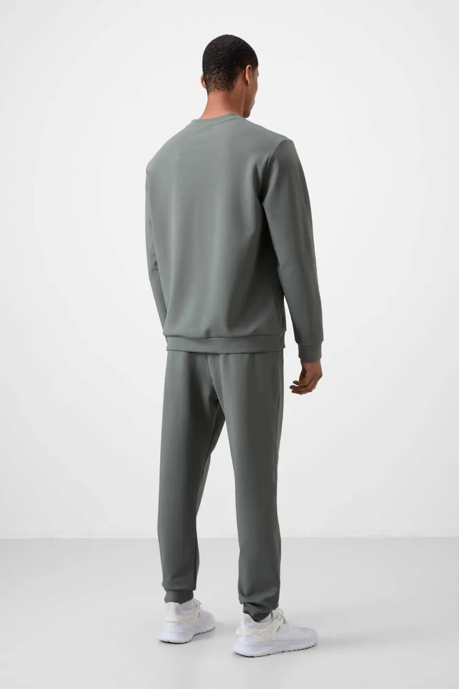 Men's Khaki Green Soft Fit Tracksuit Set — photograph 6