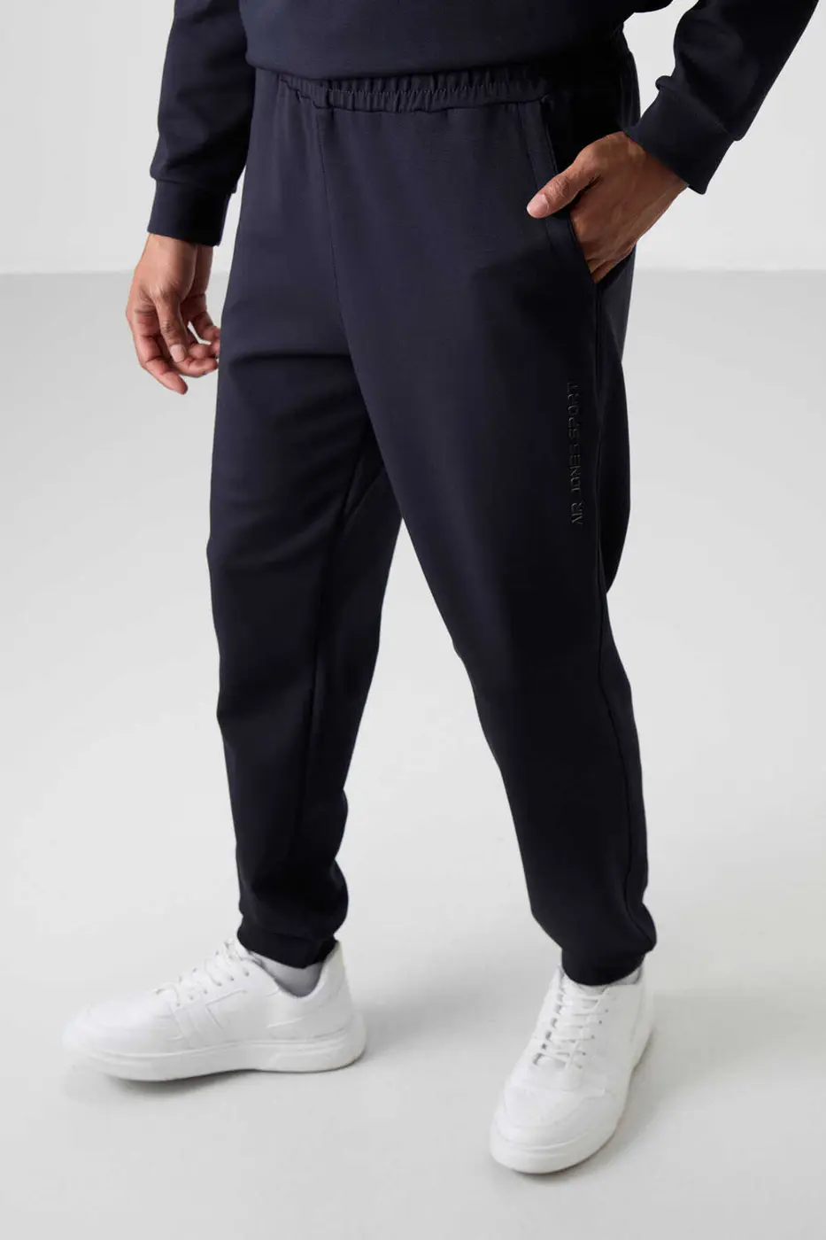 Men's Navy Blue Soft Fit Tracksuit Set — photograph 6
