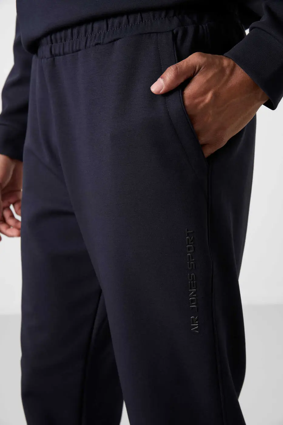 Men's Navy Blue Soft Fit Tracksuit Set — photograph 7