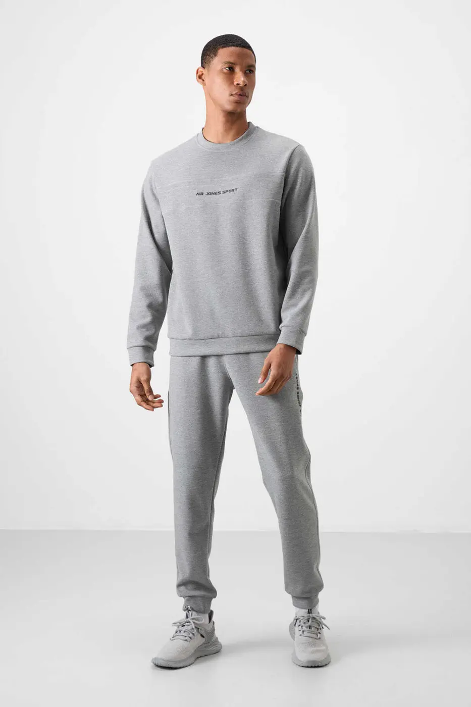 Men's Grey Soft Fit Tracksuit Set — photograph 1