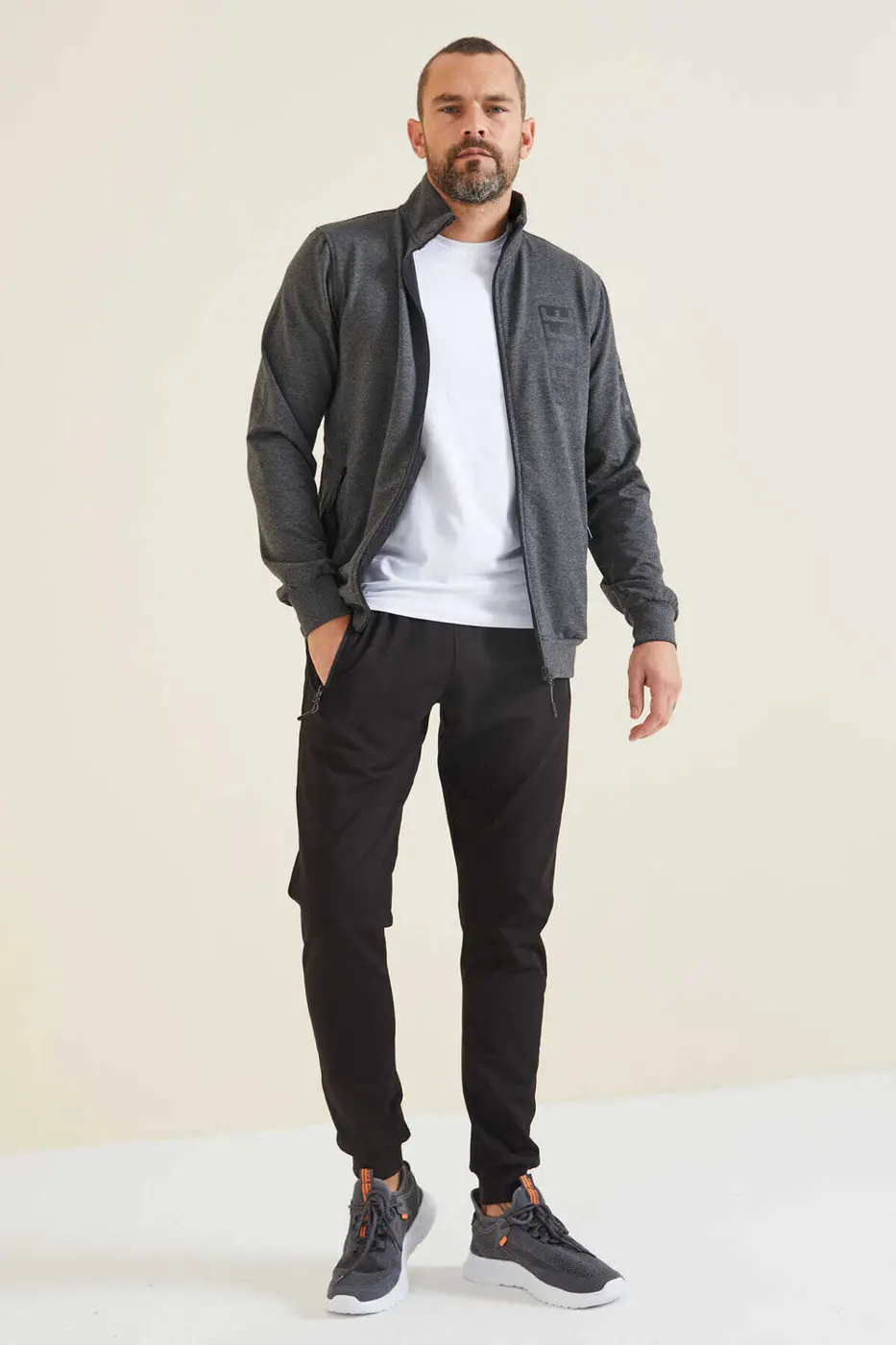 Men's Tracksuit Set Anthracite — photograph 1