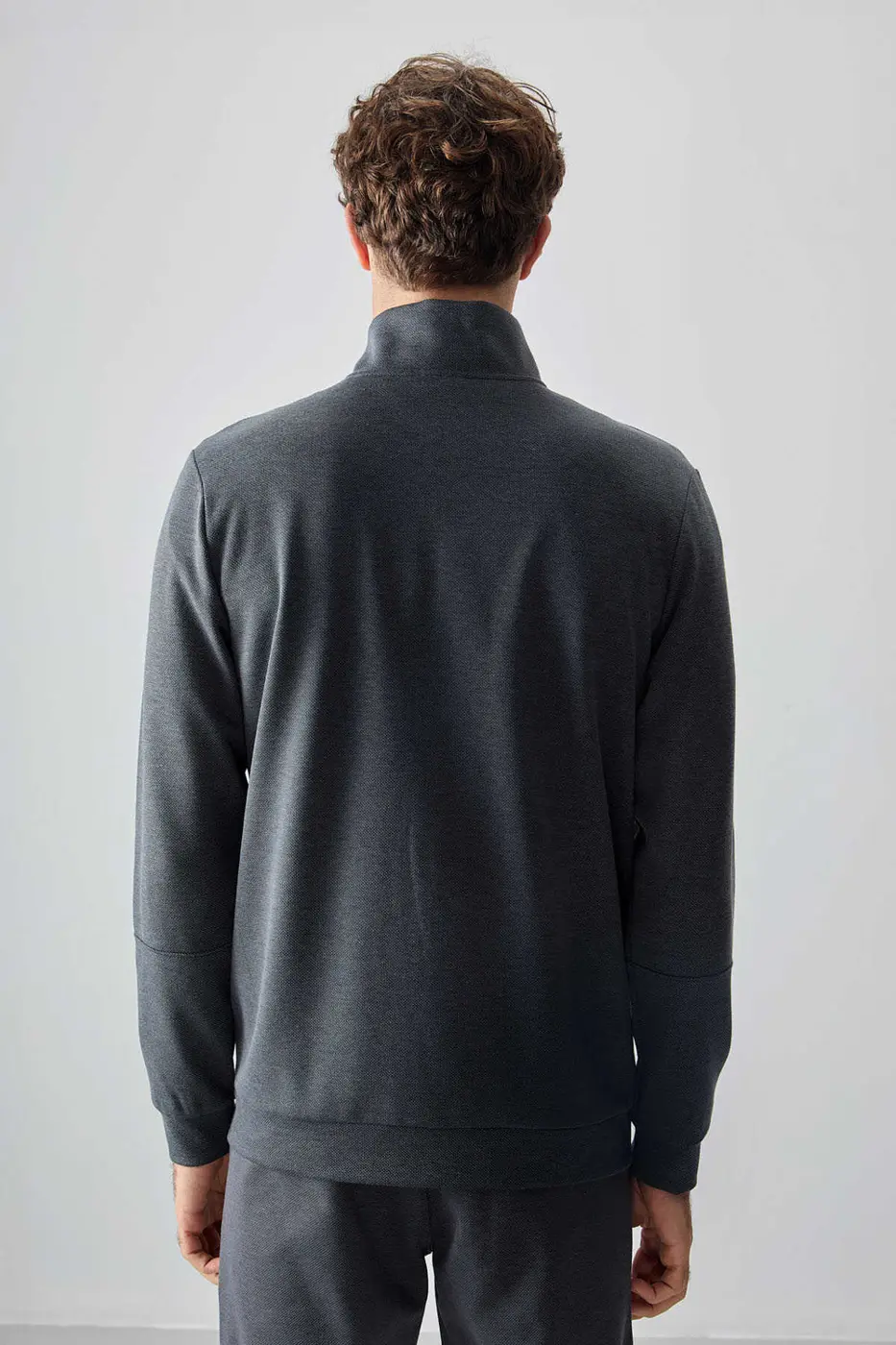 Men's-Tracksuit Set-Dark Grey — photograph 6