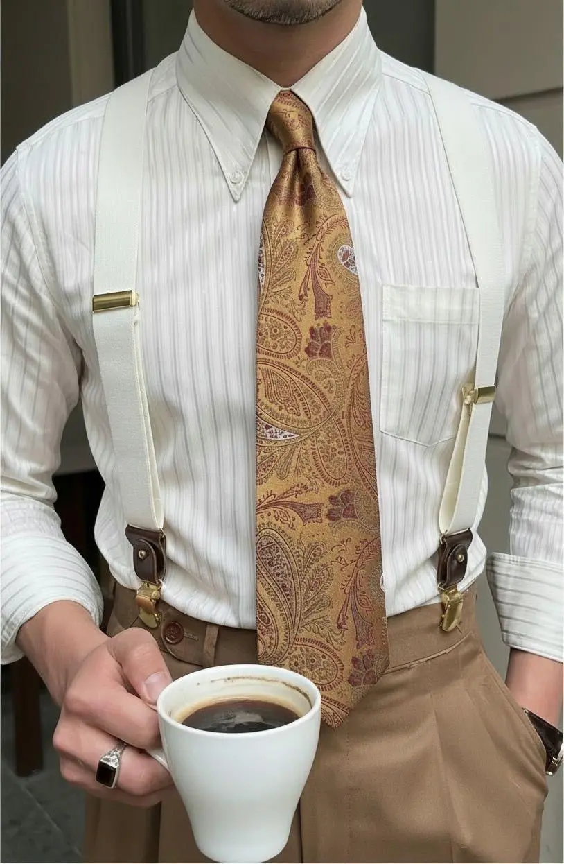 Signature Men’s Tie-floral — photograph 1