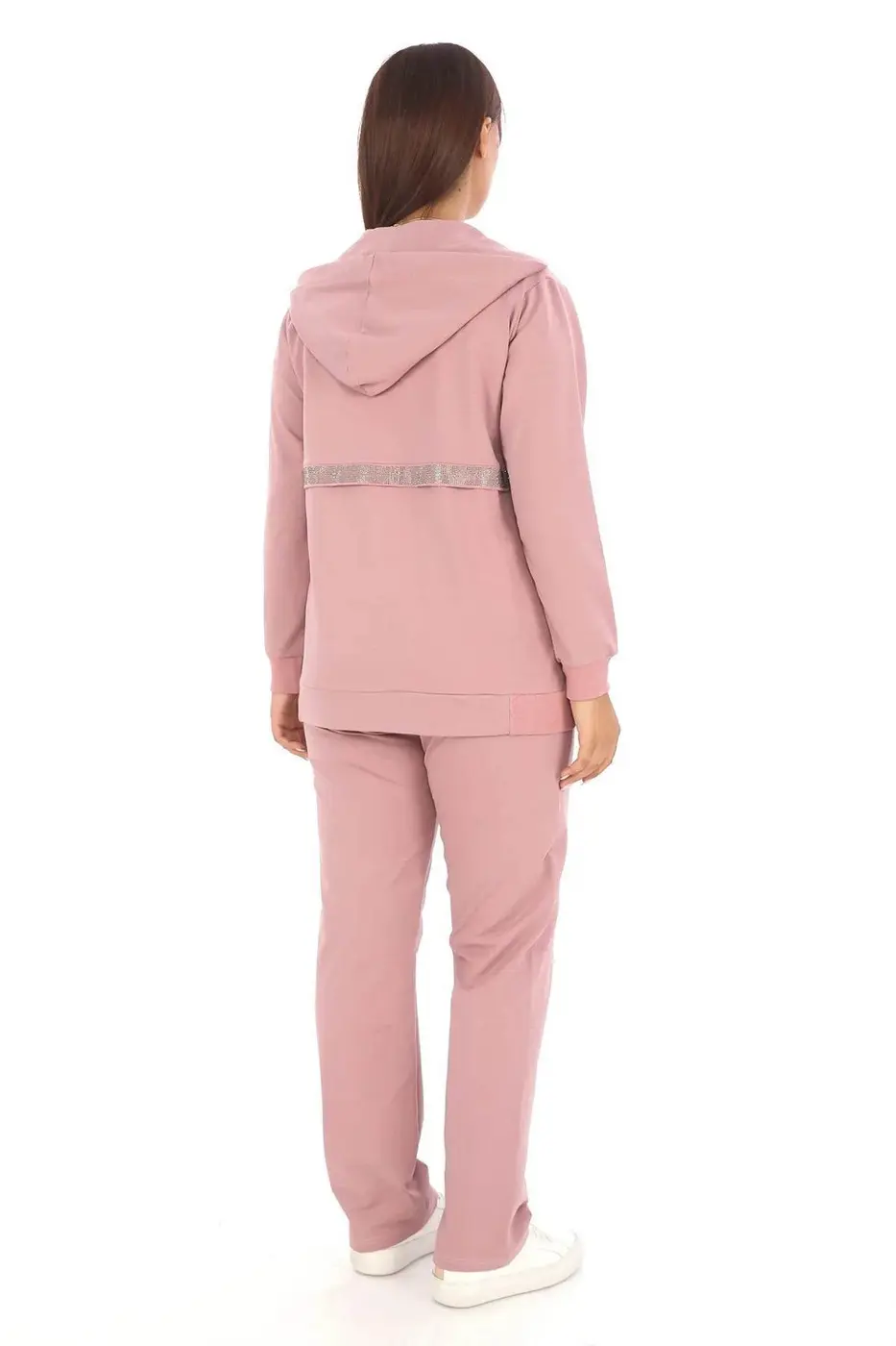Women's 3-Piece Pink Tracksuit Set — photograph 4