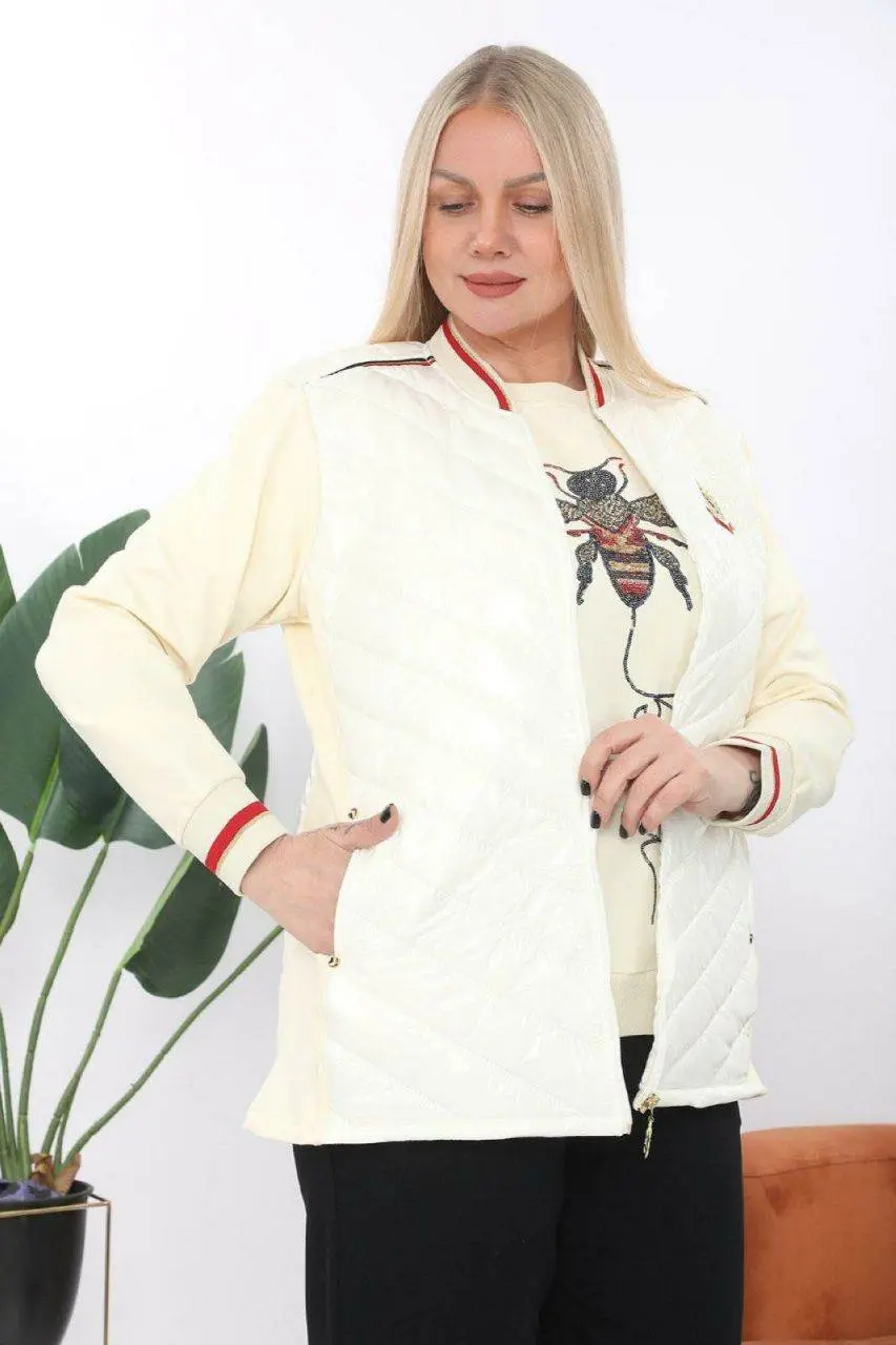 Women's 3-Piece Plus Size Tracksuit Set — photograph 2