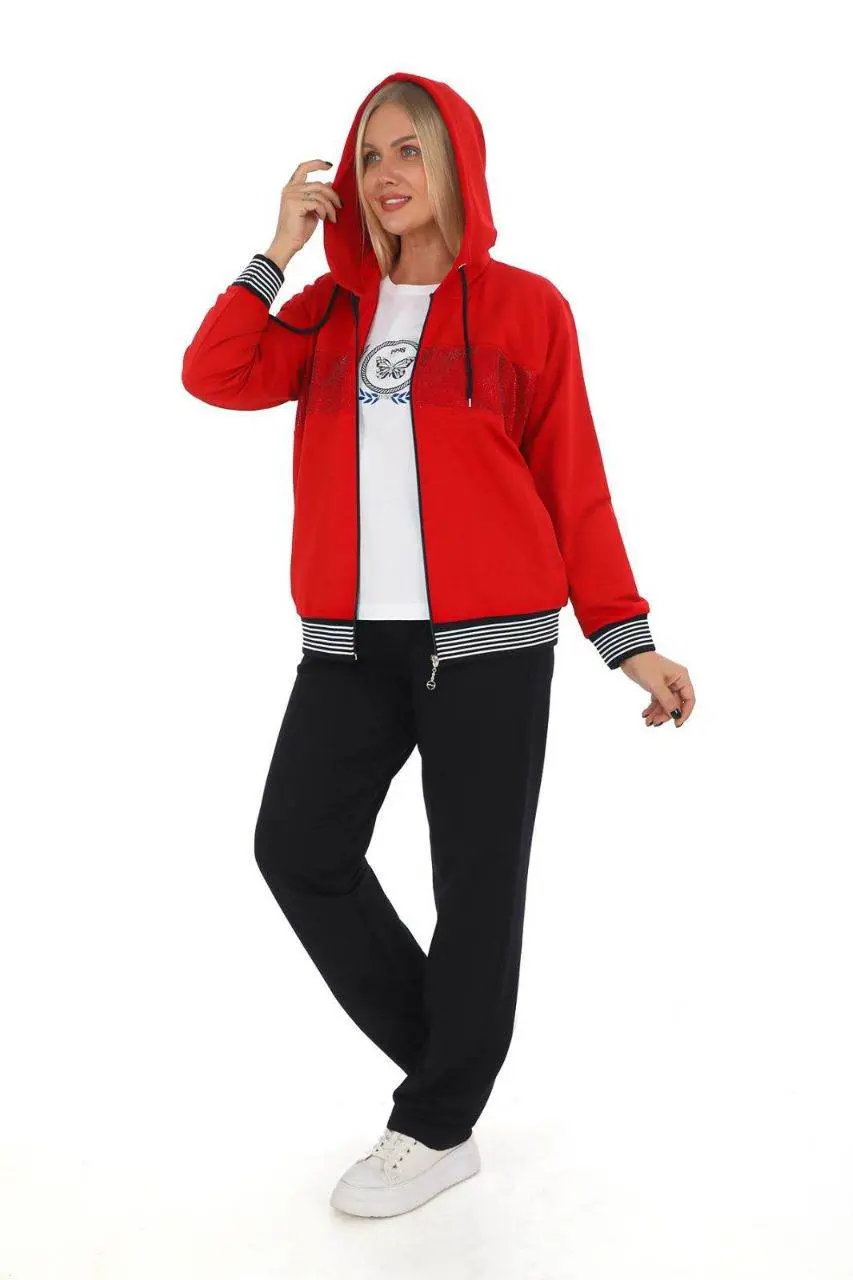 Women's 3-Piece Tracksuit Set — photograph 1